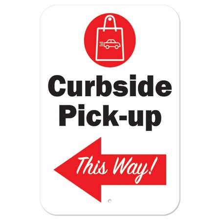 Signmission 7 in Height, Heavy Gauge Aluminum, 7" x 10", A-1218-25469 A-1218-25469